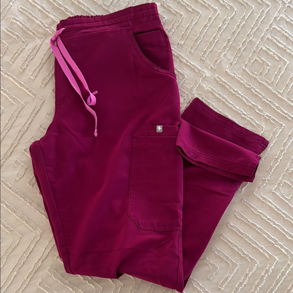 Figs Fuchsia Jogger Pants